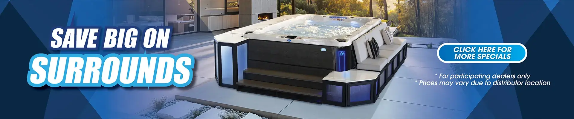 Calspas hot tub being used in a family setting - Roseburg